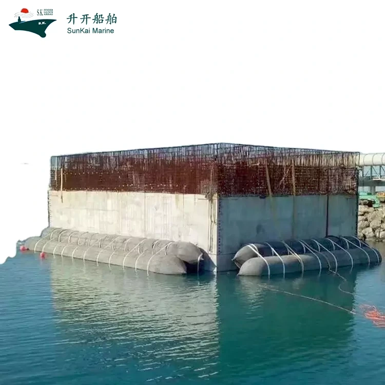 Qingdao Sunkai Marine lõpetas ujuva täispuhutavate turvapatjade partii tootmise ja tarnimise